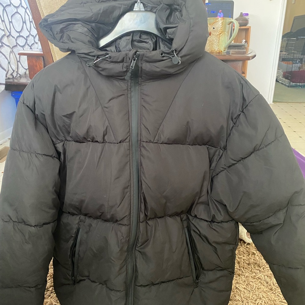 Black H&M bubble coat